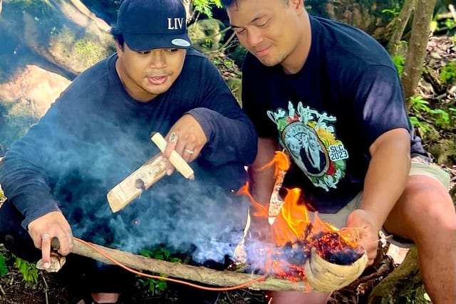 LEARN HOW TO MAKE ISLAND SURVIVAL TOOLS, SHELTERS, FRICTION-FIRE, AND MORE!